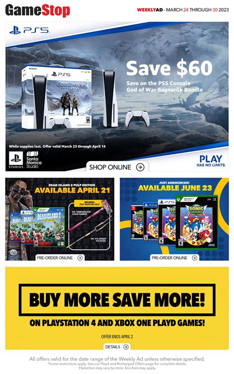 Gamestop Flyer March 24 To 30