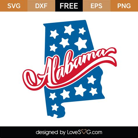 Free Alabama Svg Cut File