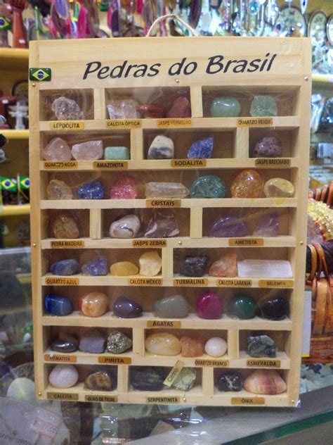 Coleção De 26 Pedras Preciosas Brasileirassouvenir Brasil R 15500