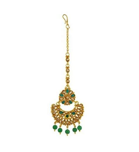 Buy Anuradha Art Jewellery Women Gold Plated Metal Shimmering Stone