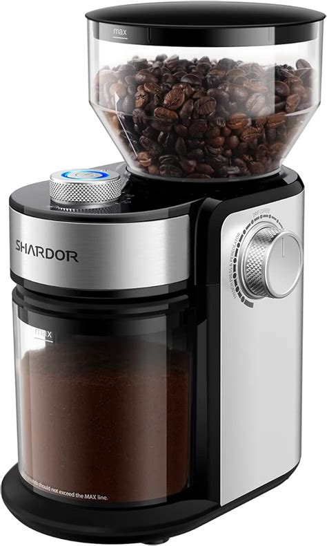 SHARDOR Burr Coffee Grinder Electric Adjustable Burr Mill With 16