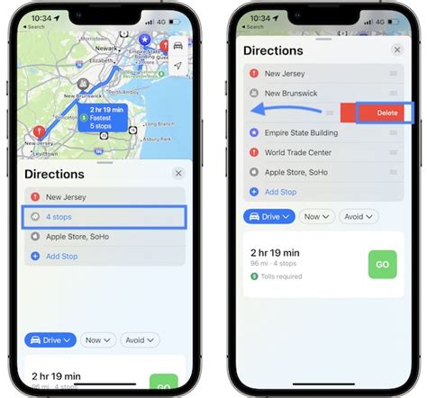 How To Add Stop In Apple Maps Ios Multiple Stops Feature