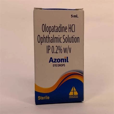 Azonil Olopatadine Hcl Ophthalmic Solution Ip 0 2 5 Ml At Best Price