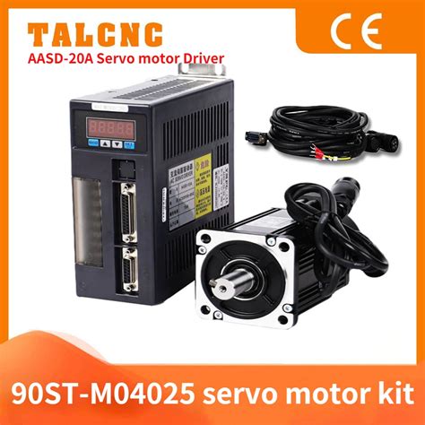 90st M04025 220v 1000w Ac Servo มอเตอร์4n M 2500rpm 1kw Servomotor Single Phase Drive แม่เหล็ก