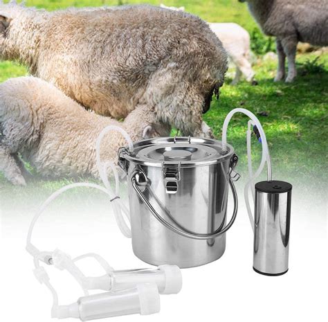 Electric Milking Machine 5L Portable Electric Vacuum Pulsation Suction