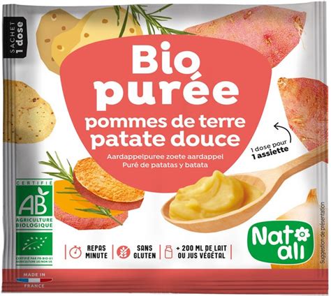 Nat Ali Eco Piure Instant De Cartofi Dulci Fara Gluten