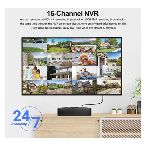 Srihome Nvs Channels K Ultra Hd Nvr Per