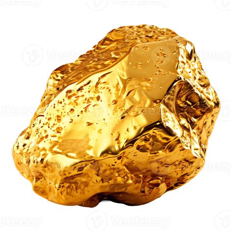 Gold Nugget Isolated On Transparent Background 44249333 Png