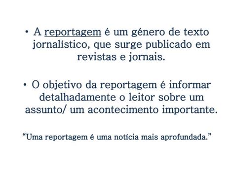 A Reportagem