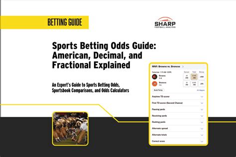 Sports Betting Odds Guide American Decimal And Fractional Explained