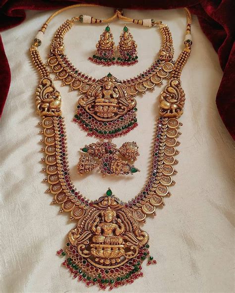 Bridal Temple Design Necklace Sets By The South India Jewels Wedding