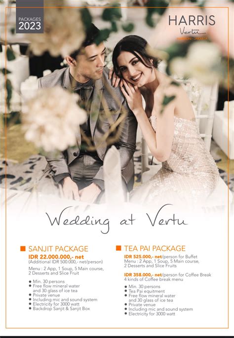 2023 Wedding Package Promo By Vertu Harmoni Jakarta