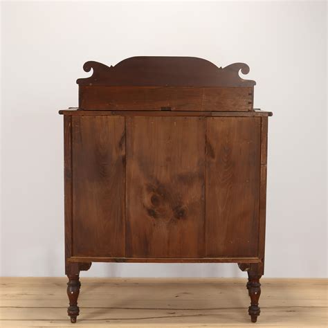 Antique Massachusetts Mahogony Federal 2 Over 4 Chest Of Drawers For