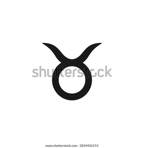 Taurus Zodiac Sign Horoscope Symbol Stock Vector Royalty Free