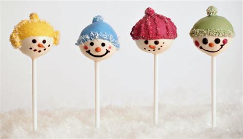 Schneemann Cake Pops Mit Pflanzlichen Farben Ideenparty