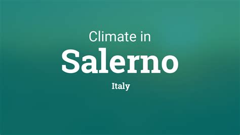 Climate & Weather Averages in Salerno, Italy