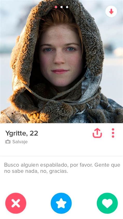 Si Los Personajes De Juego De Tronos Tuvieran Tinder Juego De