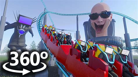 Skibidi Toilet ROLLERCOASTER In 360 VR 4K YouTube