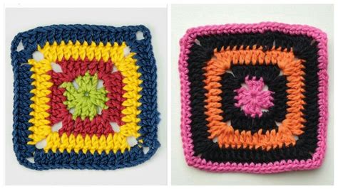 Kolay Kare Mot F Yapimi Easy Crochet Pattern Kn Tt Ng Youtube