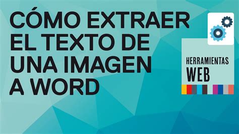 Cómo extraer el texto de una imagen y pasarlo a Word Imagen a PDF PDF