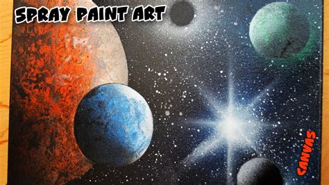 Spray Paint Space Painting at Florence Kovar blog