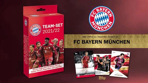 2021 22 TOPPS FC Bayern München Official Team Set Soccer Cards collectosk