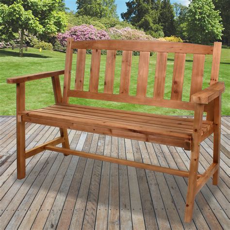 2/3 Seater Wooden Bench Outdoor Garden Patio Seating Large Classic Furniture NEW 5055493860872 ...