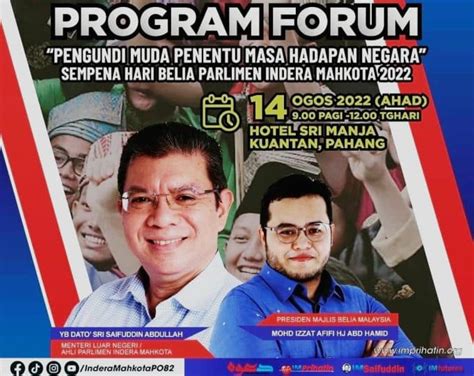 PSAP Persoal Kehadiran Presiden Majlis Belia Malaysia Di Pentas Politik