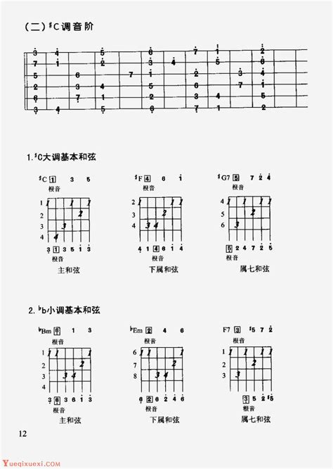 吉他基础知识吉他各 吉他音乐理论 极网吉它谱大全