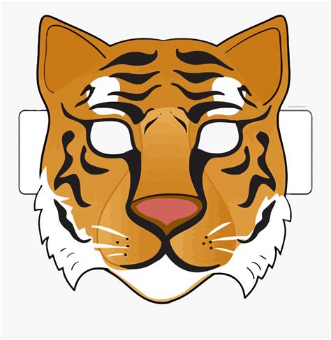 Printable Lion Face Mask Free Transparent Clipart Clipartkey