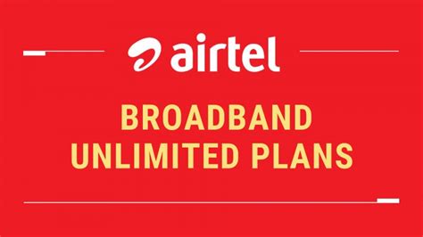 5 New Airtel Broadband Plans For Home And Office 2022