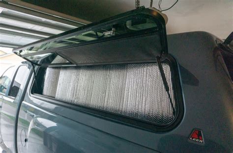 Insulate Windows on Your Truck Bed Camper Shell - It Started Outdoors