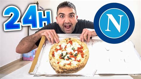 MANGIO PER 24 ORE SOLO CIBO NAPOLETANO YouTube