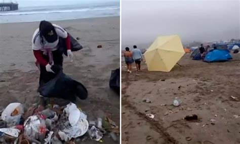 Ca Ete Retiran Toneladas De Basura De Playa Cerro Azul Atv