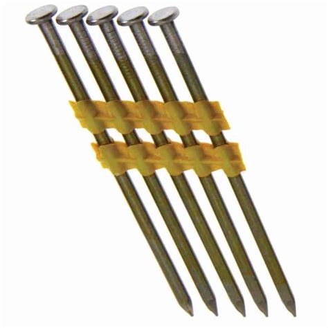 Grip Rite 3 X 0131 Round Head Plastic Collated Framing Nails Bright Coated Pkg 4000