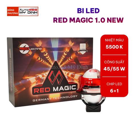 bi led red magic   auto  dinh
