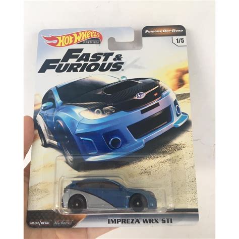 Jual HOT WHEELS FAST FURIOUS OFF ROAD HOT WHEELS IMPREZA WRX STI PREMIUM HOT WHEELS ORIGINAL