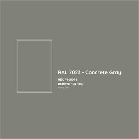 About Ral 7023 Concrete Gray Color Color Codes Similar Colors And