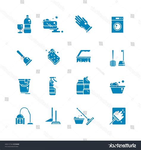 Cleaning Supplies Vector at GetDrawings | Free download