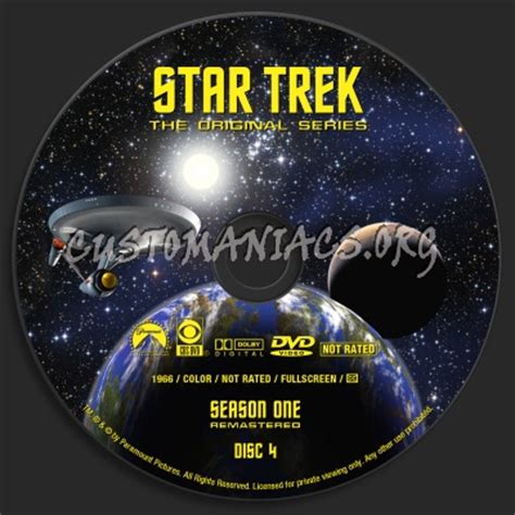 Star Trek - The Original Series Season One Remastered dvd label - DVD Covers & Labels by ...