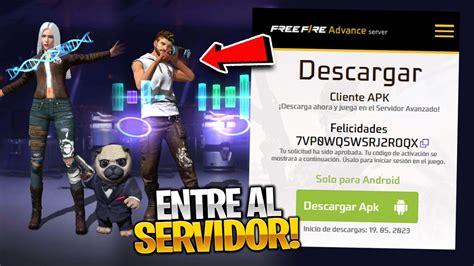 COMO ENTRAR AL SERVIDOR AVANZADO DE FREE FIRE 17 DE MAYO 2023 REGISTRO