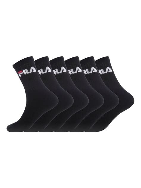 Lot De Paires De Chaussettes Tennis Fila Noir Kiabi