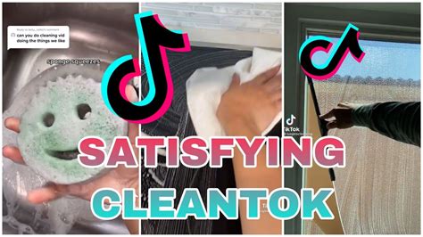 Satisfying Cleaning Tiktok Compilation I Cleantok Youtube