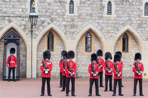 Windsor castle guards editorial stock photo. Image of english - 79822658