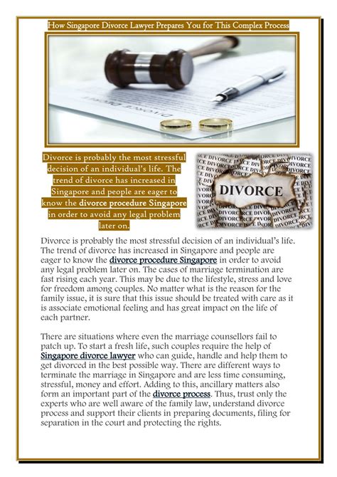 Ppt How Singapore Divorce Lawyer Prepares You For This Complex