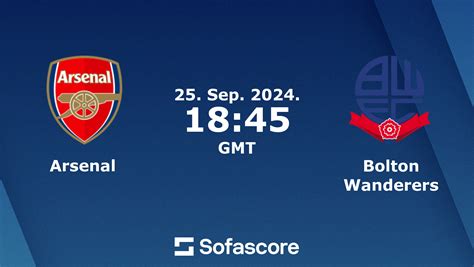 Arsenal Vs Bolton Wanderers Live Score H H And Lineups Sofascore