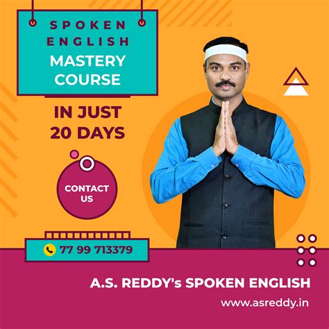 A S Reddy Spoken English On Twitter Spoken English Mastery Course In