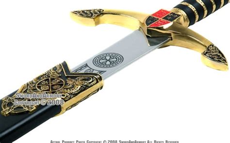 Edward the Black Prince Medieval Long Sword With Scabbard