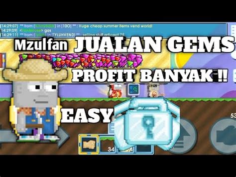 MENJADI TUKANG GEMS DEMI MAGPLANT Road To Magplant 1 Growtopia