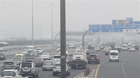 Fog In Uae Police Issue Warning After Multiple Accidents Cause Traffic